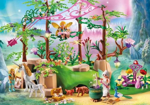 Playmobil 9132 Magische Feeëntuin met stevige opbergbox, Kinderen en Baby's, Speelgoed | Playmobil, Zo goed als nieuw, Complete set