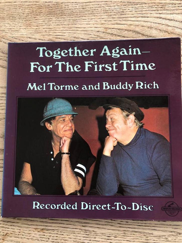 Mel Torme & Buddy Rich - Together Again LP, Cd's en Dvd's, Vinyl | Jazz en Blues, Zo goed als nieuw, Jazz, 1980 tot heden, 12 inch