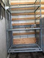 Rolcontainer gegalvaniseerd, 100 liter of meer, Ophalen, Zo goed als nieuw, Transportkar