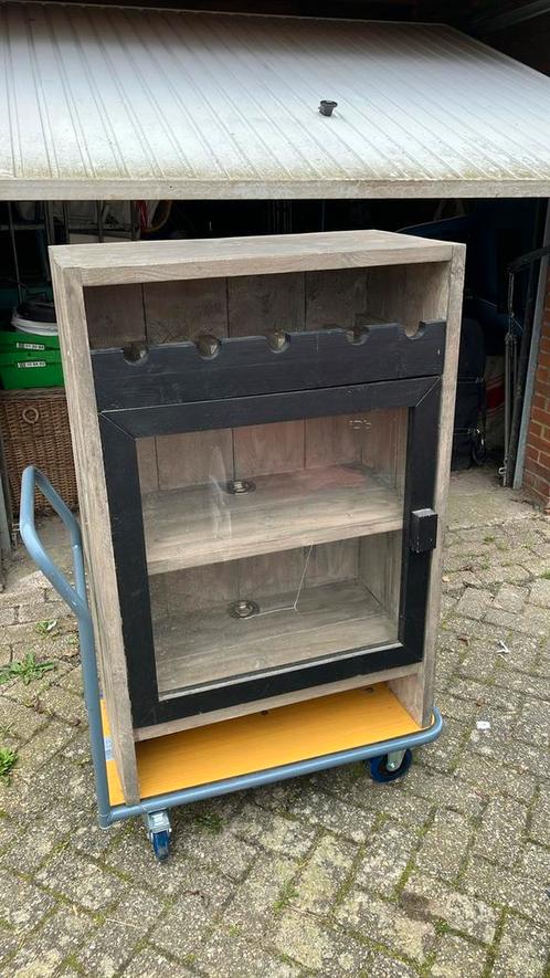 Buitenkeuken | Barbecue | Steigerhout | Wijn, Tuin en Terras, Buitenkeukens, Gebruikt, Ophalen