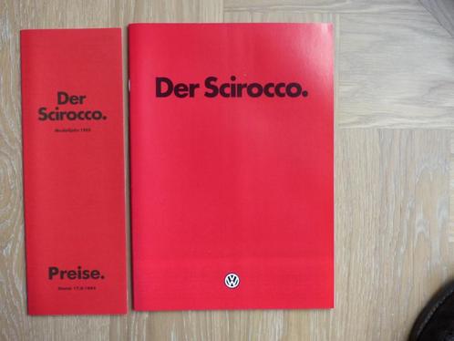 Volkswagen Scirocco mj 1985 brochure, Boeken, Auto's | Folders en Tijdschriften, Zo goed als nieuw, Volkswagen, Verzenden