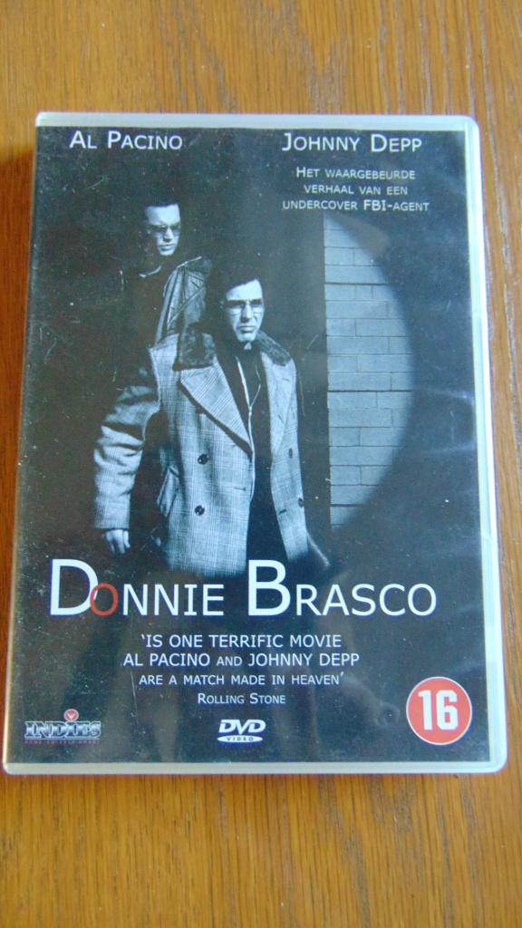 Donnie Brasco dvd zgan, Cd's en Dvd's, Dvd's | Thrillers en Misdaad, Zo goed als nieuw, Vanaf 16 jaar, Ophalen of Verzenden