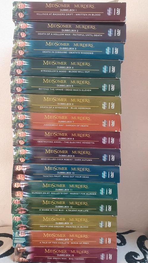 MidSomer Murders dubbel box 1 t/m 15 = seizoen 1 t/m 7.2, Cd's en Dvd's, Dvd's | Tv en Series, Zo goed als nieuw, Ophalen of Verzenden