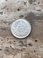 25 cent 1941 Wilhelmina , zeer mooie kwaliteit, Postzegels en Munten, Munten | Nederland, Zilver, 25 cent, Ophalen of Verzenden
