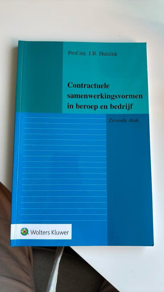 Contractuele samenwerkingsvormen in beroep en bedrijf, Boeken, Wetenschap, Zo goed als nieuw, Ophalen of Verzenden