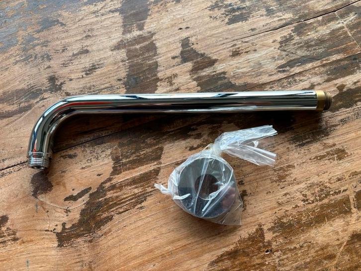 Nieuwe Douchearm Chroom voor regendouche 30cm, Doe-het-zelf en Verbouw, Sanitair, Nieuw, Douche, Chroom, Ophalen of Verzenden