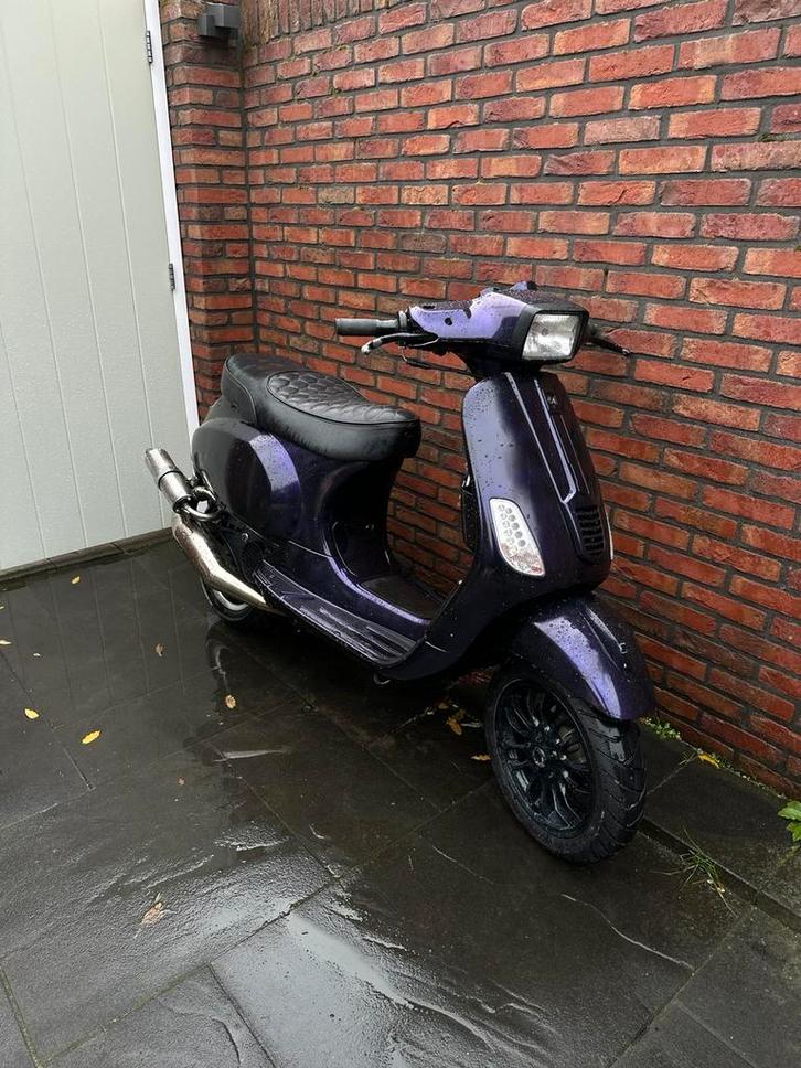 Vespa S 172cc 2t skipper blok PM tuning geel kenteken NIEUW!, Fietsen en Brommers, Brommers | Vespa, Zo goed als nieuw, Overige modellen
