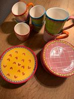 Amsterdam Blond servies “Even bijkletsen”, Ophalen, Zo goed als nieuw, Overige stijlen, Kop(pen) en/of Schotel(s)