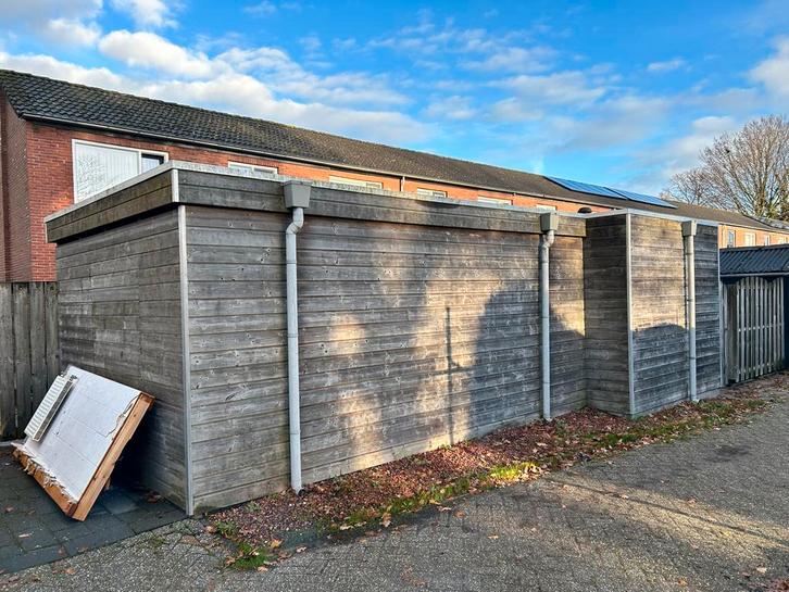 Gratis Schuur/Overkapping - Zelf Demonteren!, Tuin en Terras, Bergingen en Tuinkasten, Gebruikt, Overige typen, Hout, Ophalen