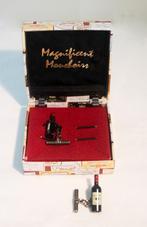 Vintage manchetknopen wijnfles 1990s, Ophalen of Verzenden, Zo goed als nieuw, Overige materialen