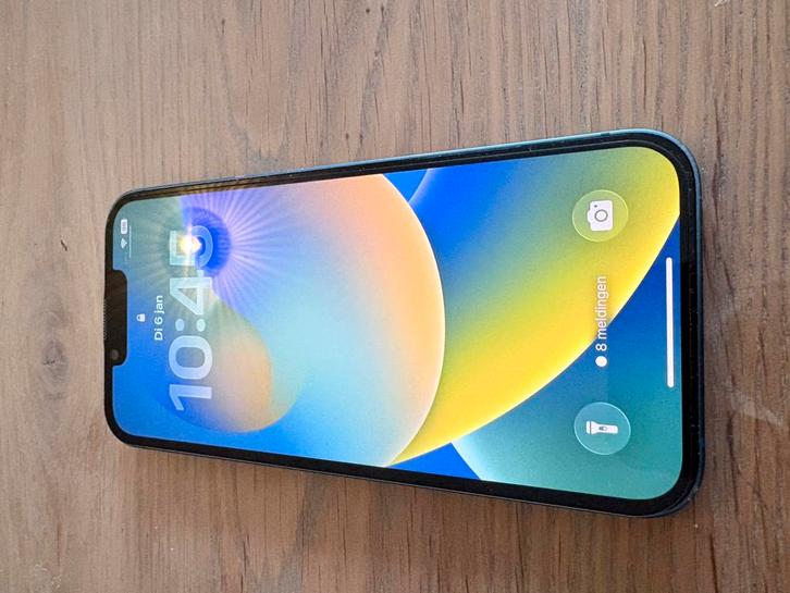 Iphone 13 blauw nieuwe batterij 128 gb, Telecommunicatie, Mobiele telefoons | Apple iPhone, Zo goed als nieuw, 128 GB, iPhone 13
