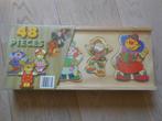 Te koop Puzzel met clowns, clowntjes, rood groen blauw clown, 10 tot 50 stukjes, Nieuw, Ophalen of Verzenden, Van hout