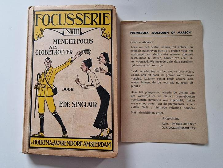 Focusserie No. III - Meneer Focus als Globetrotter, Antiek en Kunst, Antiek | Boeken en Bijbels, Ophalen of Verzenden