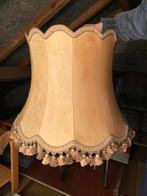 Vintage lampenkap / 'rawhide' lamp shade, Ophalen, Rond