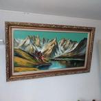 Echt geschilderd schilderij P.A. celias. 81cm x 141cm, Antiek en Kunst, Kunst | Schilderijen | Klassiek, Ophalen