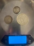 Zilveren tientje, guldens Wilhelmina & Juliana - 43 gram, 1 gulden, Zilver, Ophalen of Verzenden, Koningin Wilhelmina