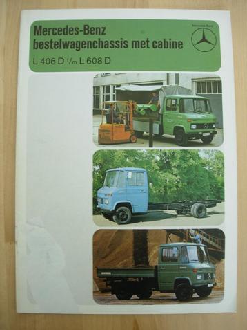 Mercedes 406 409 508 608 Brochure 1975 - 406D 508D 608D beschikbaar voor biedingen