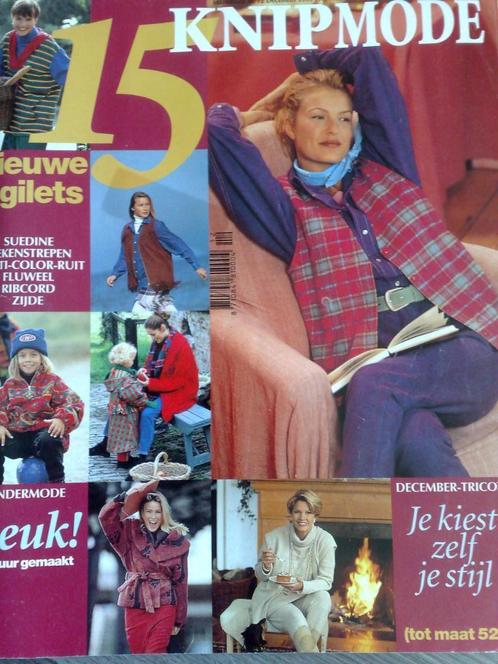 Knipmode december nr. 12 / 1993, Hobby en Vrije tijd, Kledingpatronen, Gebruikt, Vrouw, Knipmode, Verzenden