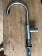 Keukenkraan met flex slang rvs, Huis en Inrichting, Keuken | Keukenelementen, Minder dan 50 cm, Overige kleuren, Ophalen of Verzenden