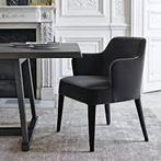 MAXALTO Italia FEBO SET VAN 4 eetkamer design stoelen, Ophalen of Verzenden, Zo goed als nieuw, Stof