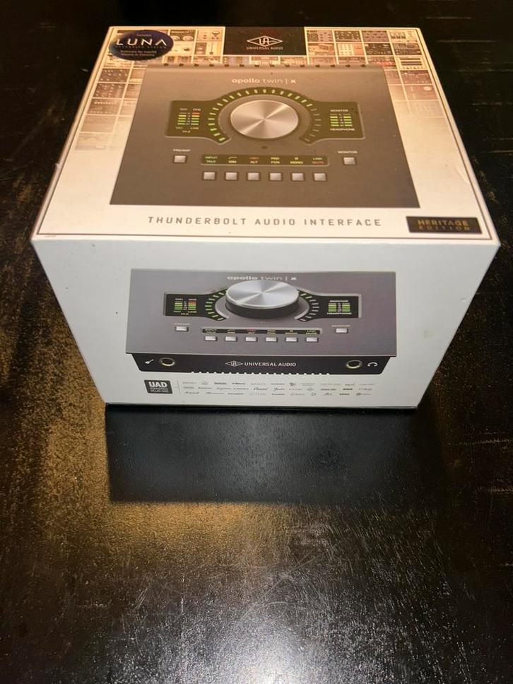 Apollo twin x Thunderbolt Audio Interface heritsge edition, Muziek en Instrumenten, Midi-apparatuur, Zo goed als nieuw, Ophalen of Verzenden