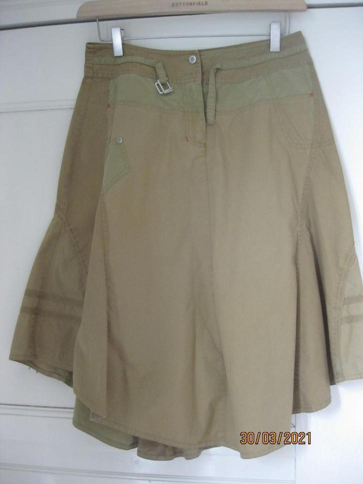 Oilily katoenen rok:mt 36, Kleding | Dames, Rokken, Zo goed als nieuw, Maat 36 (S), Groen, Onder de knie, Ophalen of Verzenden