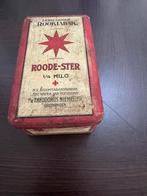 Tabaksblik Roode Ster jaren 50, Verzamelen, Blikken, Ophalen of Verzenden, Gebruikt, Overige, Overige merken