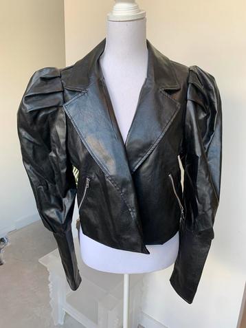 ZGAN Shein faux leather jasje mt XL beschikbaar voor biedingen