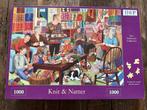 Hop puzzel - Knit & Natter - 1000 stukjes - legpuzzel, Hobby en Vrije tijd, Denksport en Puzzels, Ophalen of Verzenden, 500 t/m 1500 stukjes