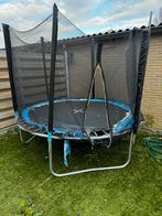 Gratis Trampoline met veiligheidsnet, Kinderen en Baby's, Speelgoed | Buiten | Trampolines, Gebruikt, Ophalen of Verzenden