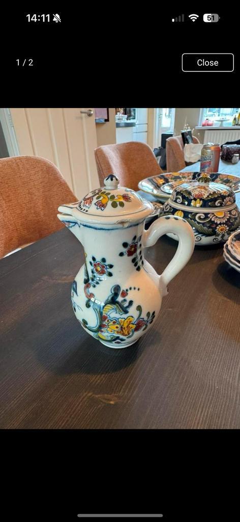 Makkum kannetje , melkkannetje, Antiek en Kunst, Antiek | Vazen, Ophalen of Verzenden