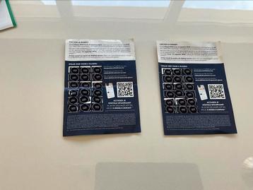 2 volle spaarkaarten Delhaize ( 36 zegels ) beschikbaar voor biedingen