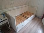 Ikea Hemnes bedbank, Huis en Inrichting, Ophalen, Wit, Tweepersoons, Zo goed als nieuw