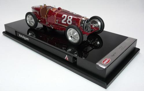 Bugatti Type 59 #28 GP Monaco 1:18 van Amalgam, Hobby en Vrije tijd, Modelauto's | 1:18, Nieuw, Auto, Overige merken, Ophalen of Verzenden