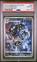Chandelure PSA 10 - 069/100 - Japanese Battle Region 2022, Ophalen of Verzenden, Zo goed als nieuw, Losse kaart