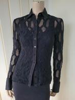Anne Fontaine kant blouse zwart maar S/36, Kleding | Dames, Blouses en Tunieken, Ophalen of Verzenden, Zo goed als nieuw, Maat 36 (S)