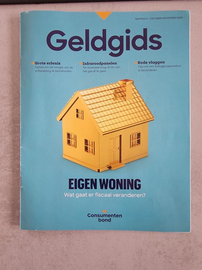 Geldgids van de Consumentenbond – nr. 6 (okt/nov 2025), Ophalen of Verzenden, Gelezen, Overige typen