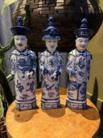Chinese keizer beeld chinees aziatisch blauw wit keramisch, Ophalen of Verzenden, Nieuw, Mens