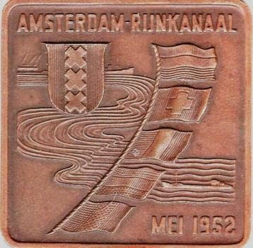 AMSTERDAM - RIJNKANAAL MEI 1952 beschikbaar voor biedingen