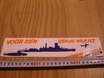 sticker leger marine - voor een vrije vaart - fregat mld sub, Verzamelen, Ophalen, Zo goed als nieuw, Bedrijf of Vereniging