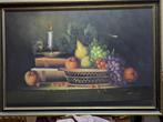 Olieverf stilleven met fruit, Antiek en Kunst, Kunst | Schilderijen | Klassiek, Ophalen