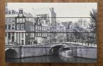 Zwart/wit foto hoek Keizersgracht-Reguliersgracht Amsterdam, Zo goed als nieuw, Ophalen