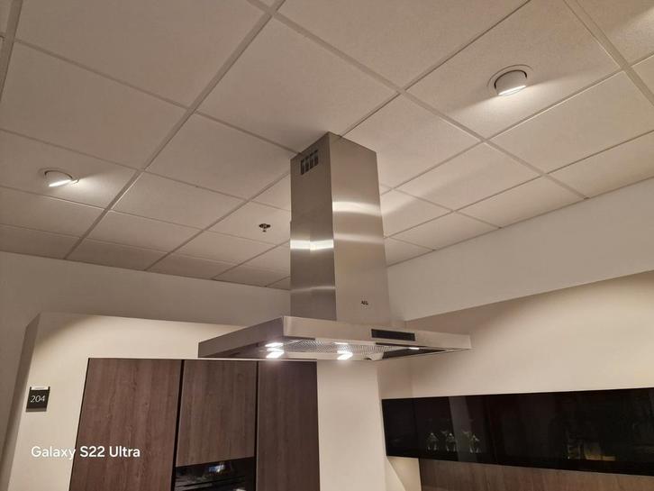 Eilandafzuigkap Square met TouchControl demo model, Witgoed en Apparatuur, Ventilatoren, Nieuw, Plafondventilator, Ophalen