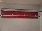 Antieke kapstok rood leer, Ophalen of Verzenden