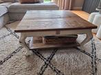 Salontafel Riviera Maison Driftwood, 50 tot 100 cm, Vierkant, Zo goed als nieuw, Minder dan 50 cm