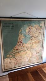 Schoolplaat Nederland jaren vijftig, Antiek en Kunst, Ophalen, Aardrijkskunde