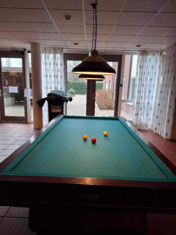 biljard, Sport en Fitness, Biljarten en Poolen, Gebruikt, Biljarttafel, Ophalen