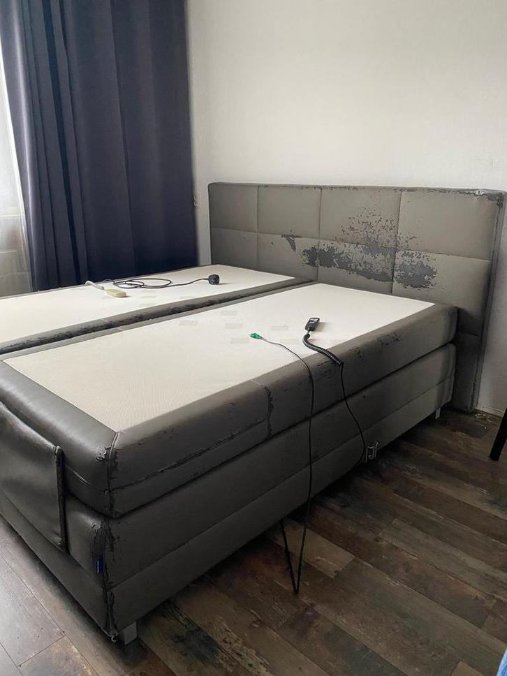 Tweepersoons verstelbaar bed 180x200 cm boxspring, Huis en Inrichting, Slaapkamer | Bedden, Gebruikt, Tweepersoons, 180 cm, 200 cm