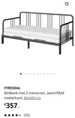 Logeerbed (frame) in uitstekende staat, Ophalen, Verstelbaar, Zwart, Tweepersoons