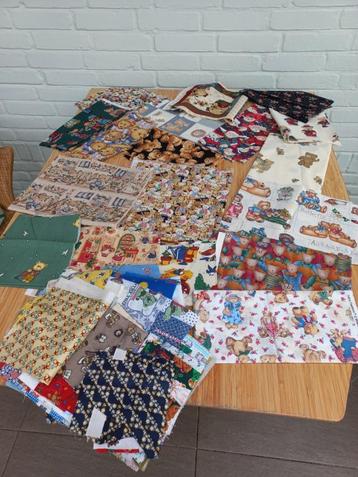 beren quilt stofjes - ruim 1 kg beschikbaar voor biedingen